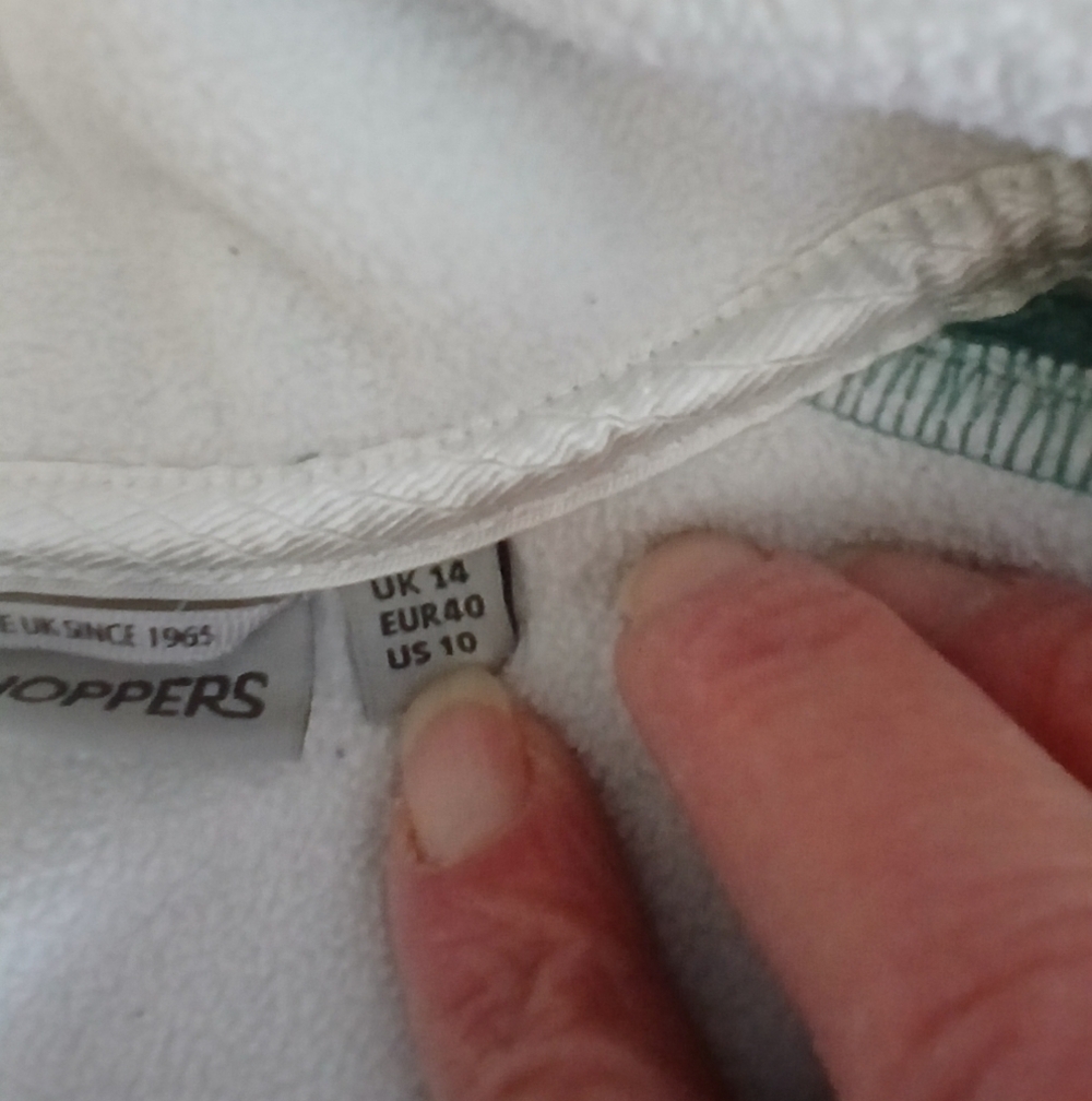 Craghoppers women's size 10 fleece half zip pullover green & cream athleisure - Picture 7 of 11
